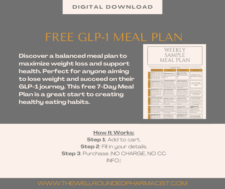 FREE 7 DAY MEAL PLAN | Jamie Velazquez, PharmD